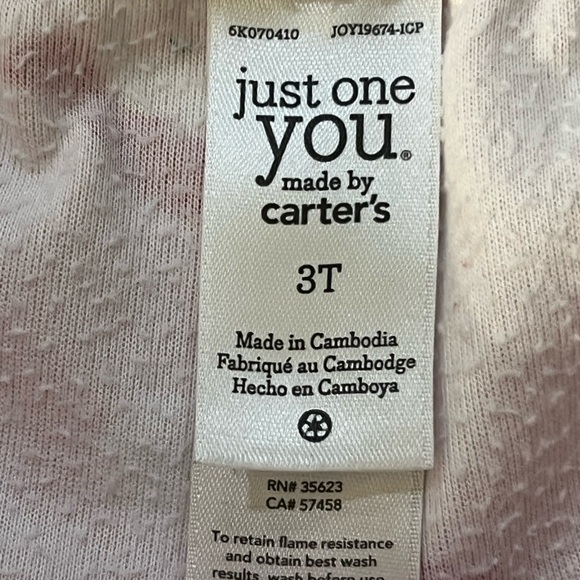 Carters Christmas Santa Pajamas 3t - Picture 3 of 5